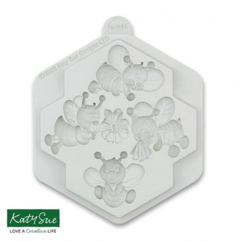 Silicone Mould - Zuzz and Friends Bees